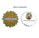Metal Flower Lapel Pin