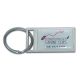 Rectangle Printed Metal Key Ring