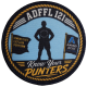 90mm ADF Football Velcro Patches