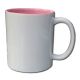 Pink Inner Colour Sublimation Mugs (11oz)