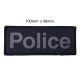 Subdued Police Velcro Patches