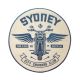 Custom motorcycle social club embroidered badges Australia