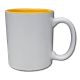 Promotional Mug, Yellow Inner Colour 325ml (11oz)