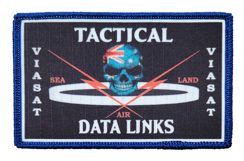 Velcro backed defence printed patches