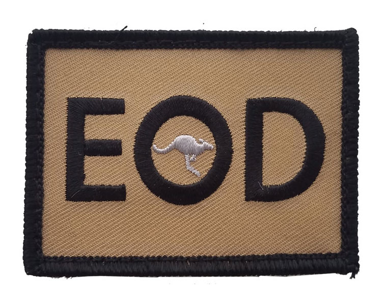 EOD bomb squad embroidered badges