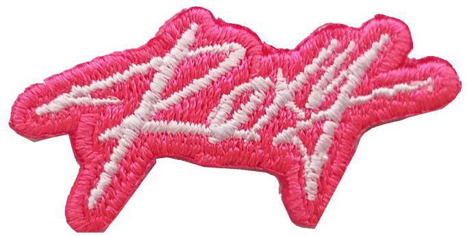 Embroidered badge example